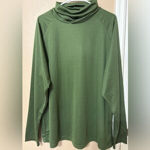 Unisex Lightweight Long Sleeve Top with Hood and Inner Turtle Neck. NWOT